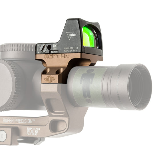 REPTILIA 30MM ROF™-90 FOR TRIJICON® RMR & SRO - Flat Dark Earth Anodized